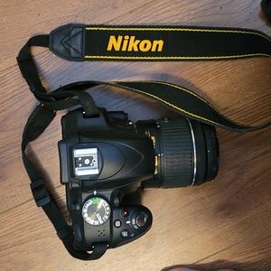 Nikon d3300 dslr camera, 18-55mm lens  comes with lens cap charger and bag